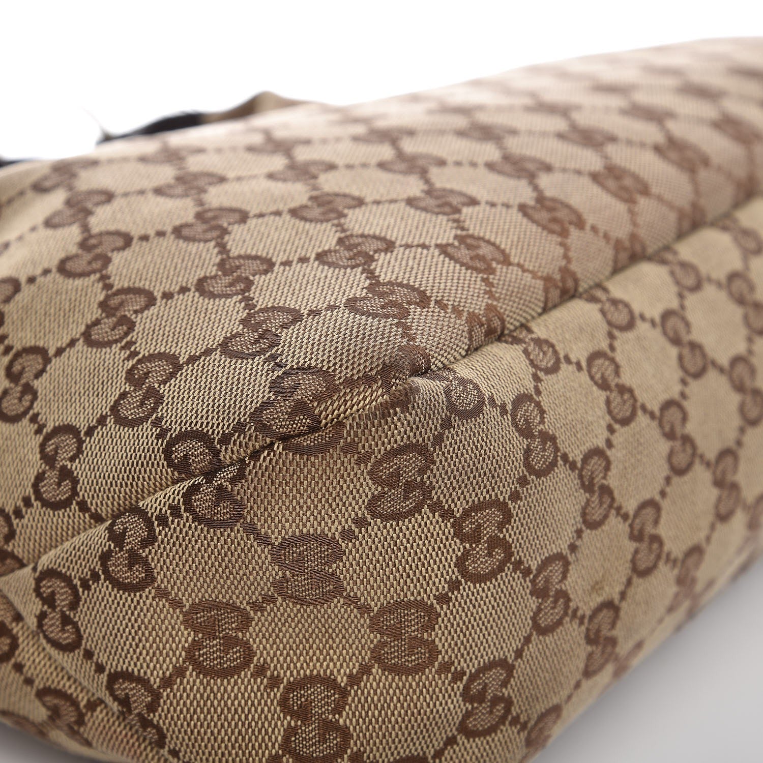Gucci Monogram Medium Horsebit Chain Hobo Dark Brown 8 of 16