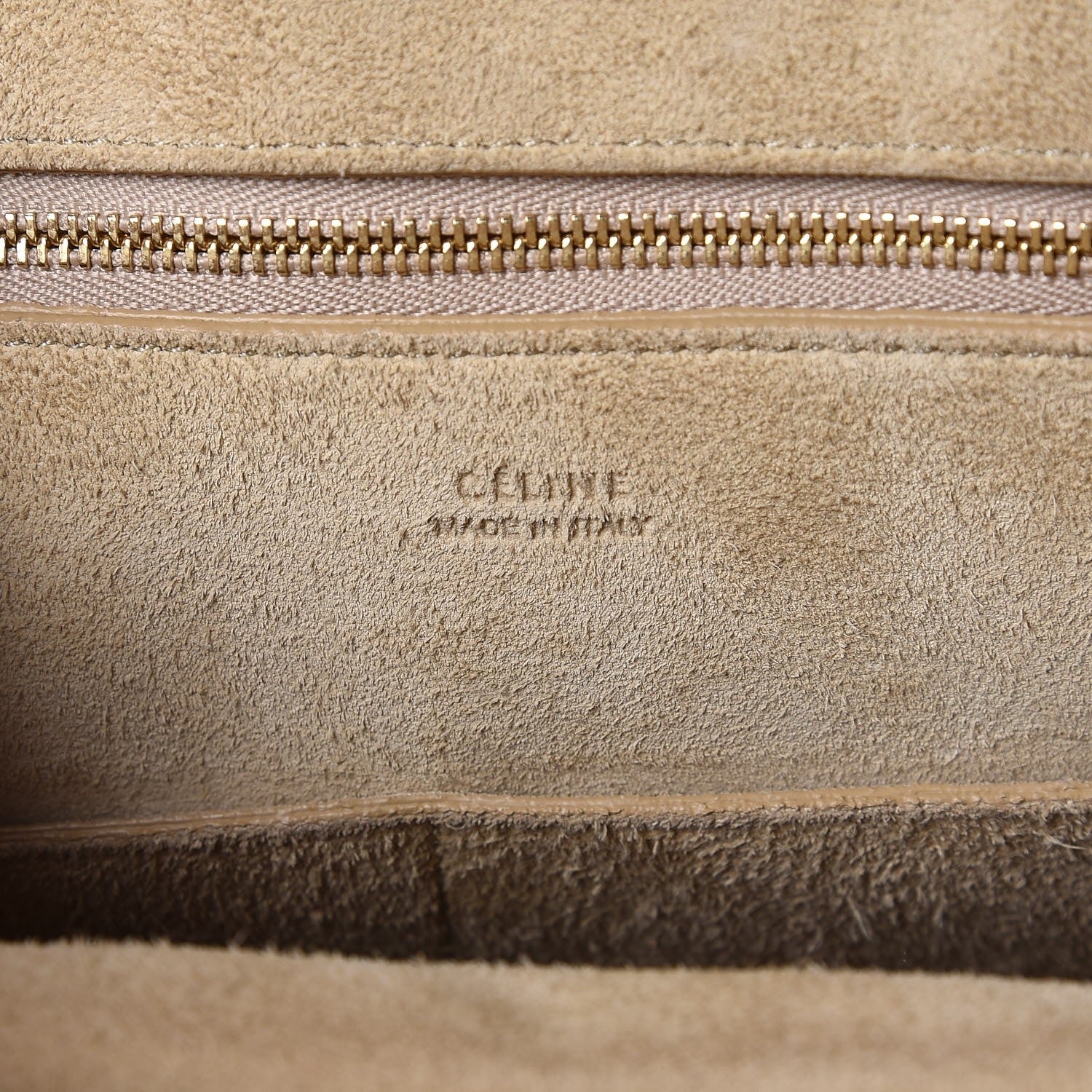 Celine Bullhide Calfskin Small Ring Bag Dune 6 of 9