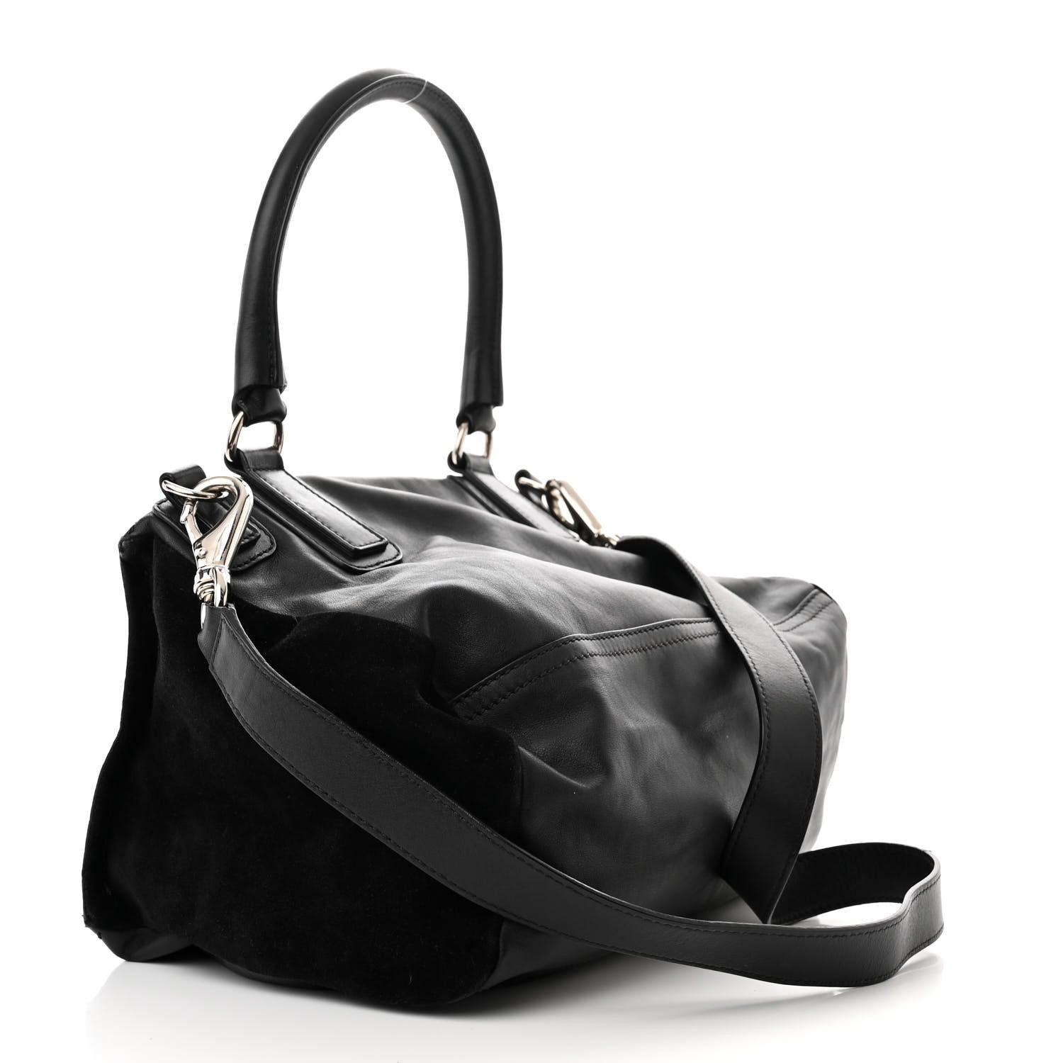 Givenchy Calfskin Crocodile Embossed Medium Pandora Black 3 of 11