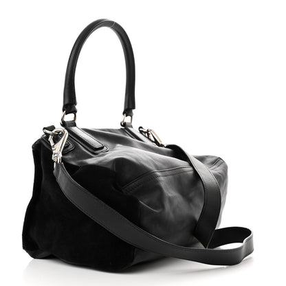 Givenchy Calfskin Crocodile Embossed Medium Pandora Black 3 of 11