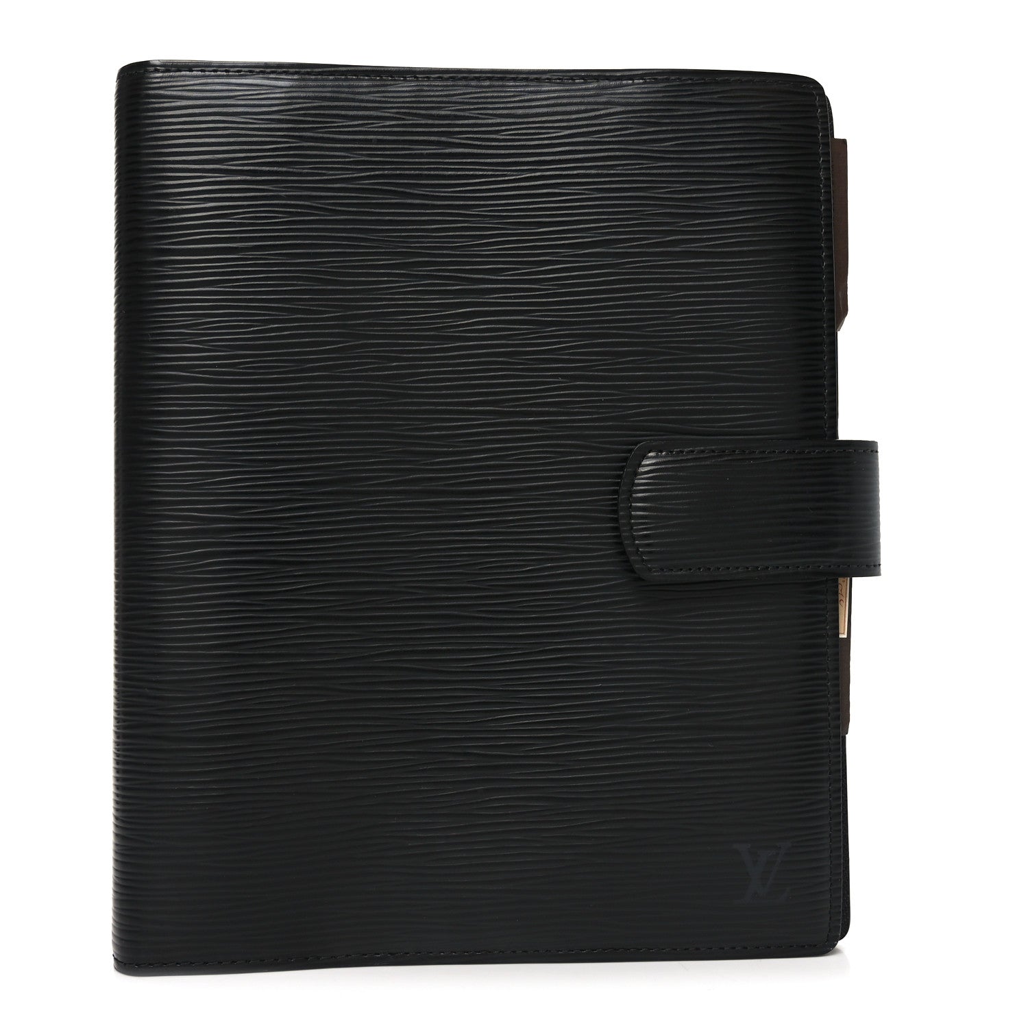 Louis Vuitton Epi Large Ring Agenda Cover Black 1 of 7