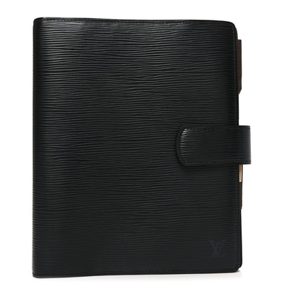 Louis Vuitton Epi Large Ring Agenda Cover Black 1 of 7