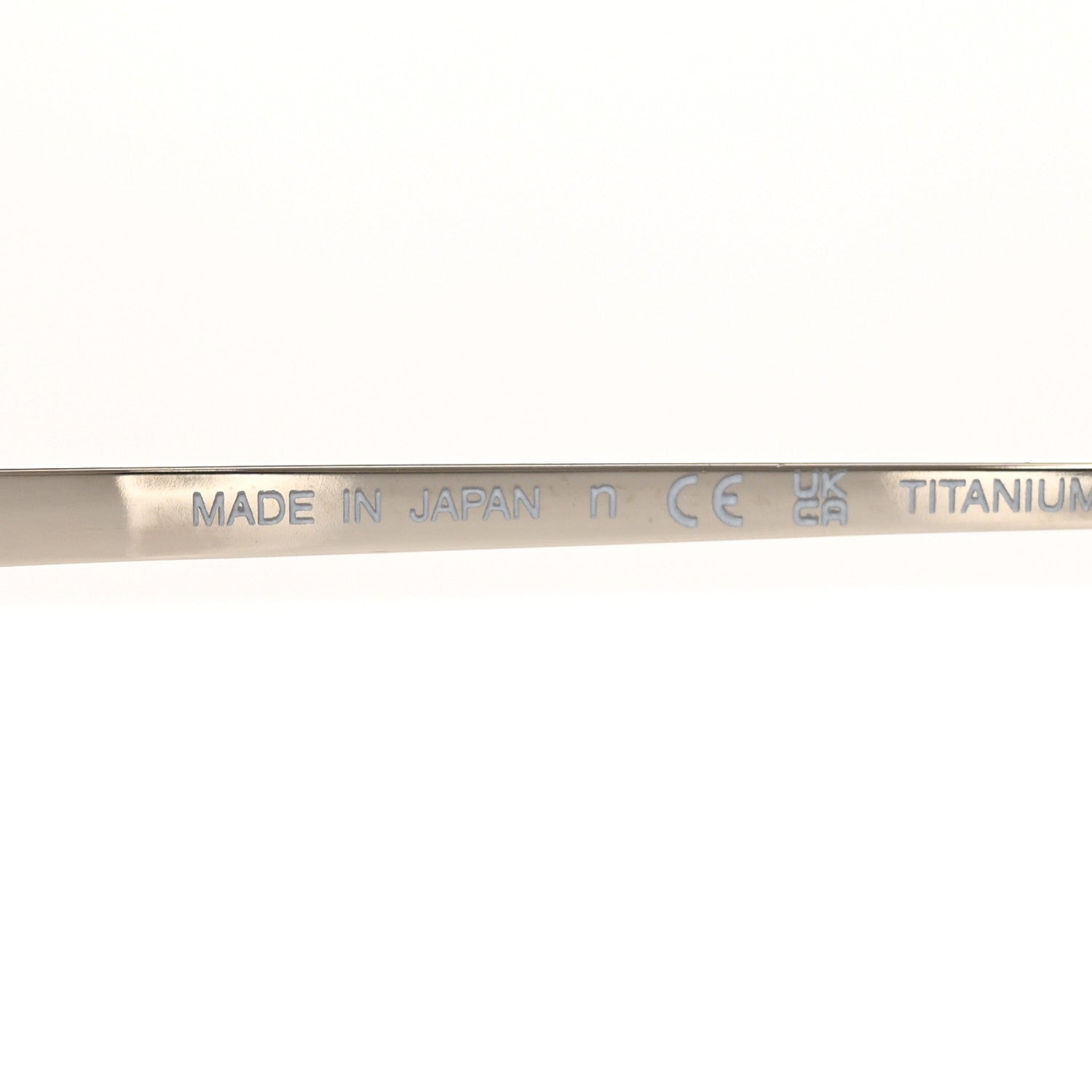 Chanel Titanium Polarized Rimless Square Sunglasses 4271-T Gold Pink 6 of 7