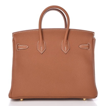 Hermes Togo Birkin 25 Gold 4 of 33