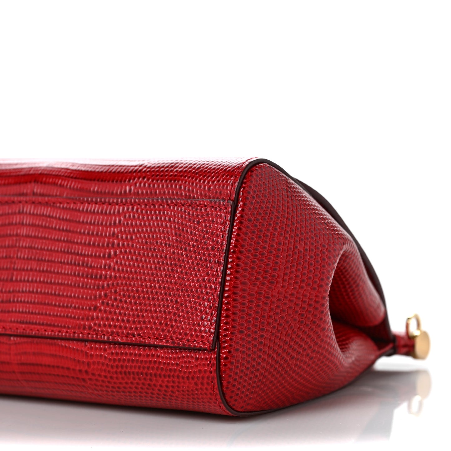 Stampa Iguana Crystal Mini Miss Sicily Satchel Red