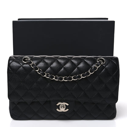 Chanel Caviar Quilted Medium Double Flap Black 11 of 11