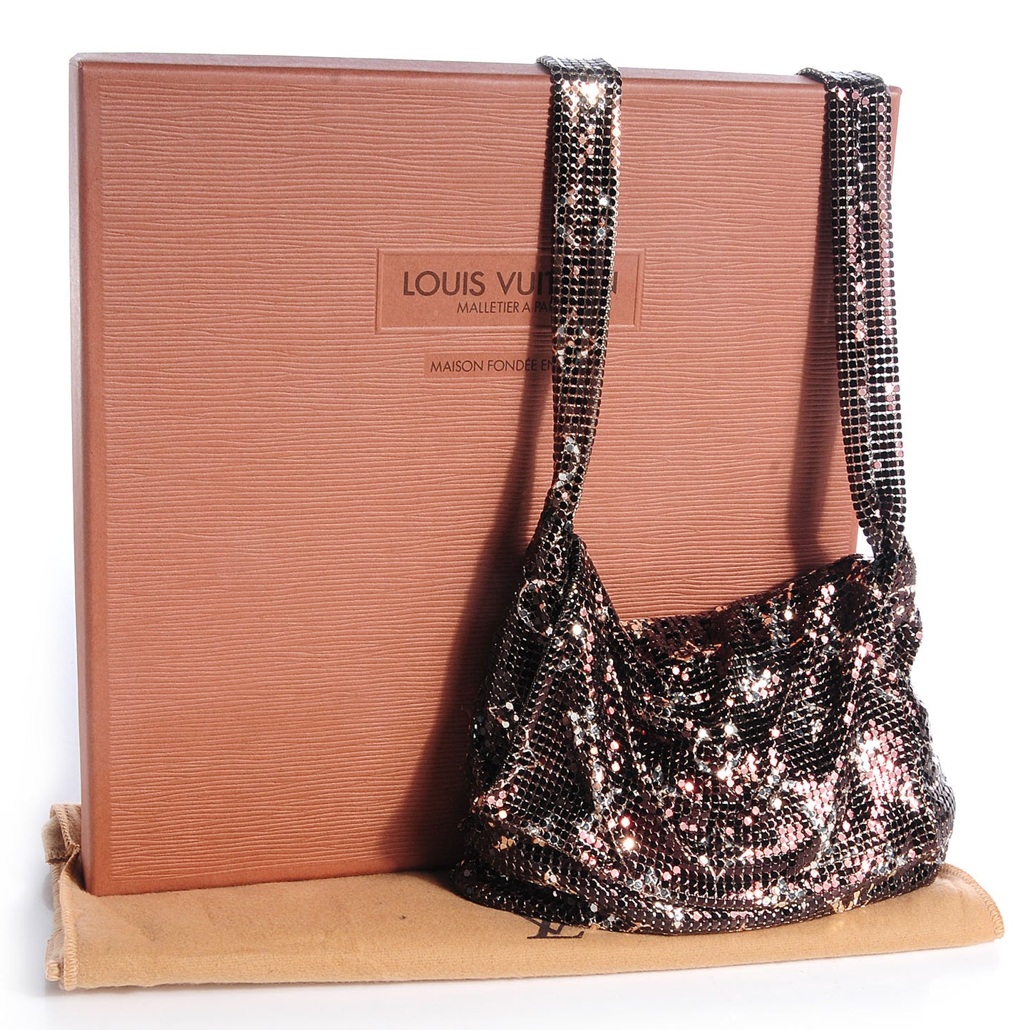 Monogram Mesh Metal Frances Bronze