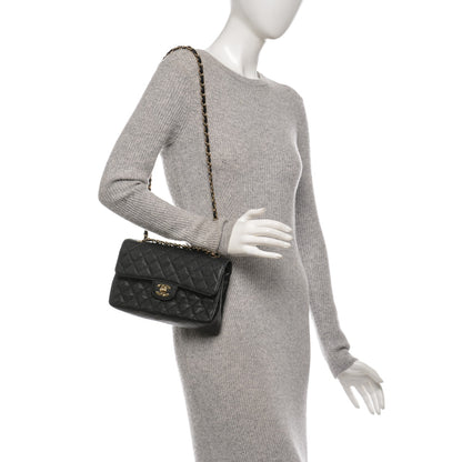 Chanel Caviar Quilted Small Double Flap Black 2 of 16