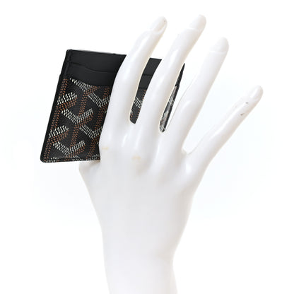 Goyard Goyardine Saint Sulpice Card Holder Black 2 of 9