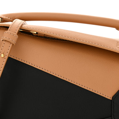 Loewe Calfskin Mini Puzzle Edge Bag Warm Desert Black 8 of 11