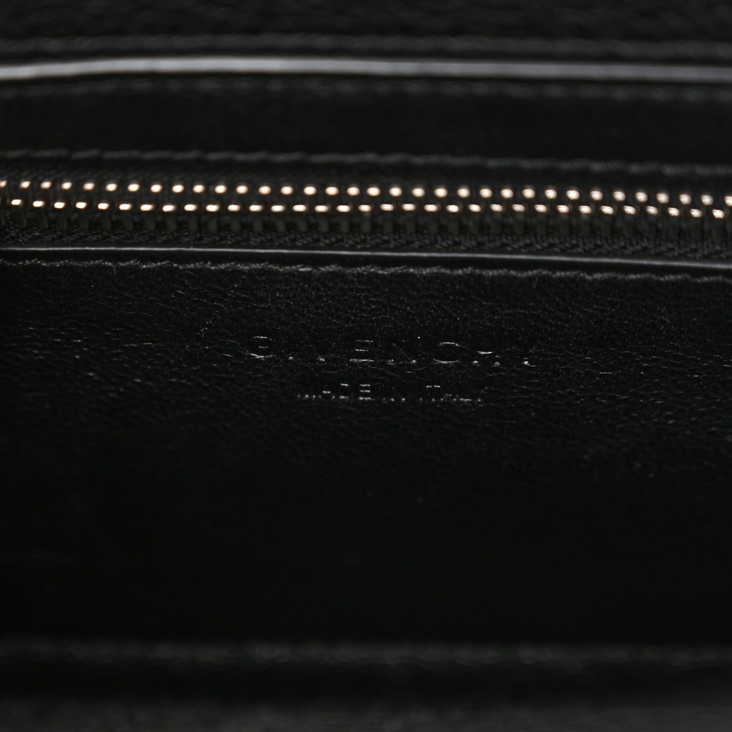Grained Calfskin Mini Horizon Satchel Black