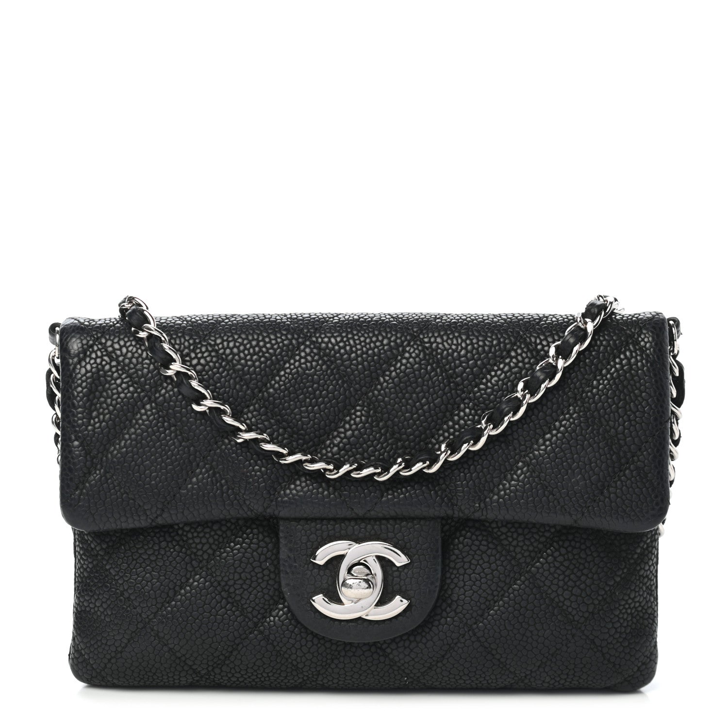 Chanel Caviar Quilted Crossbody Bag Black 1 of 8
