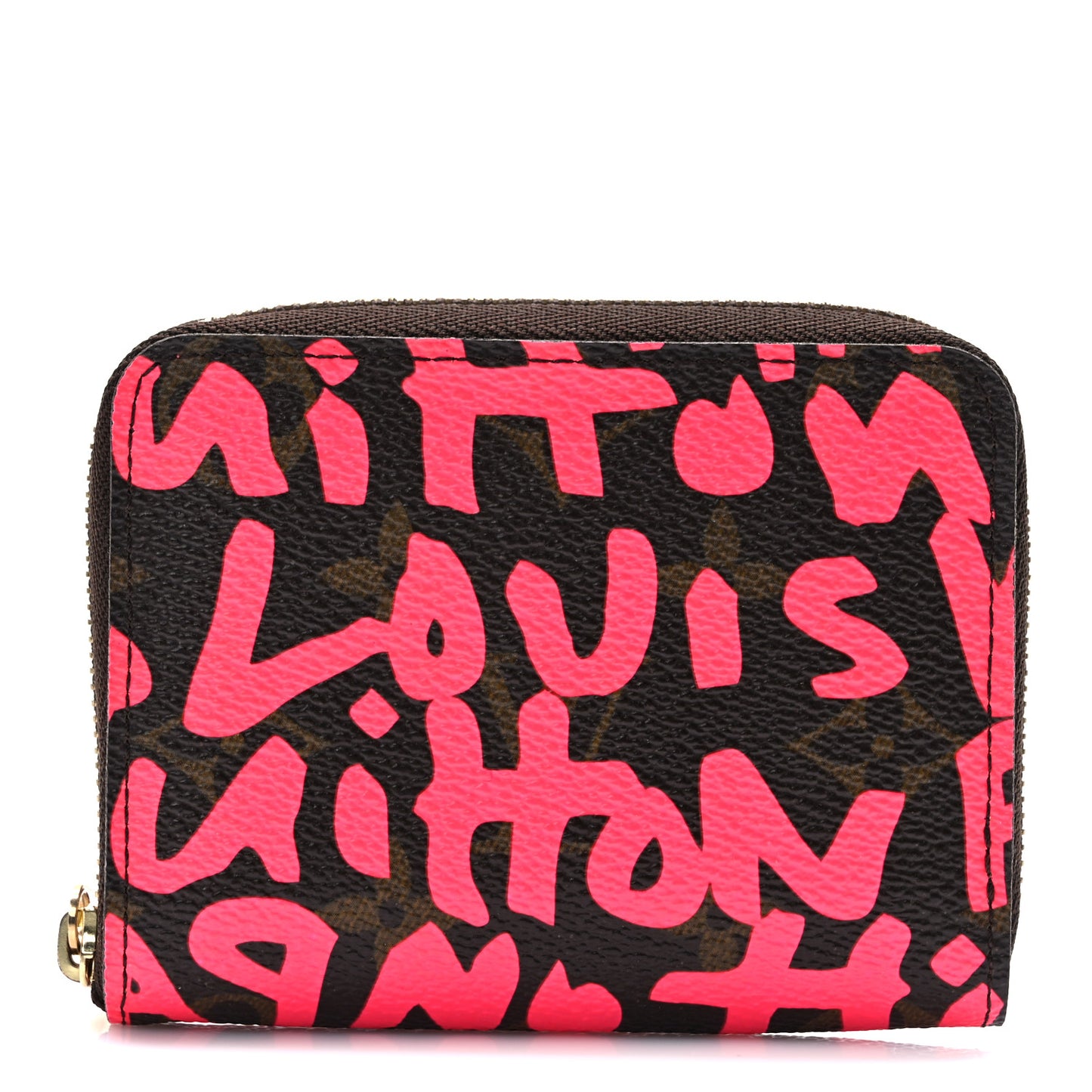 Monogram Graffiti Zippy Coin Purse Fuchsia