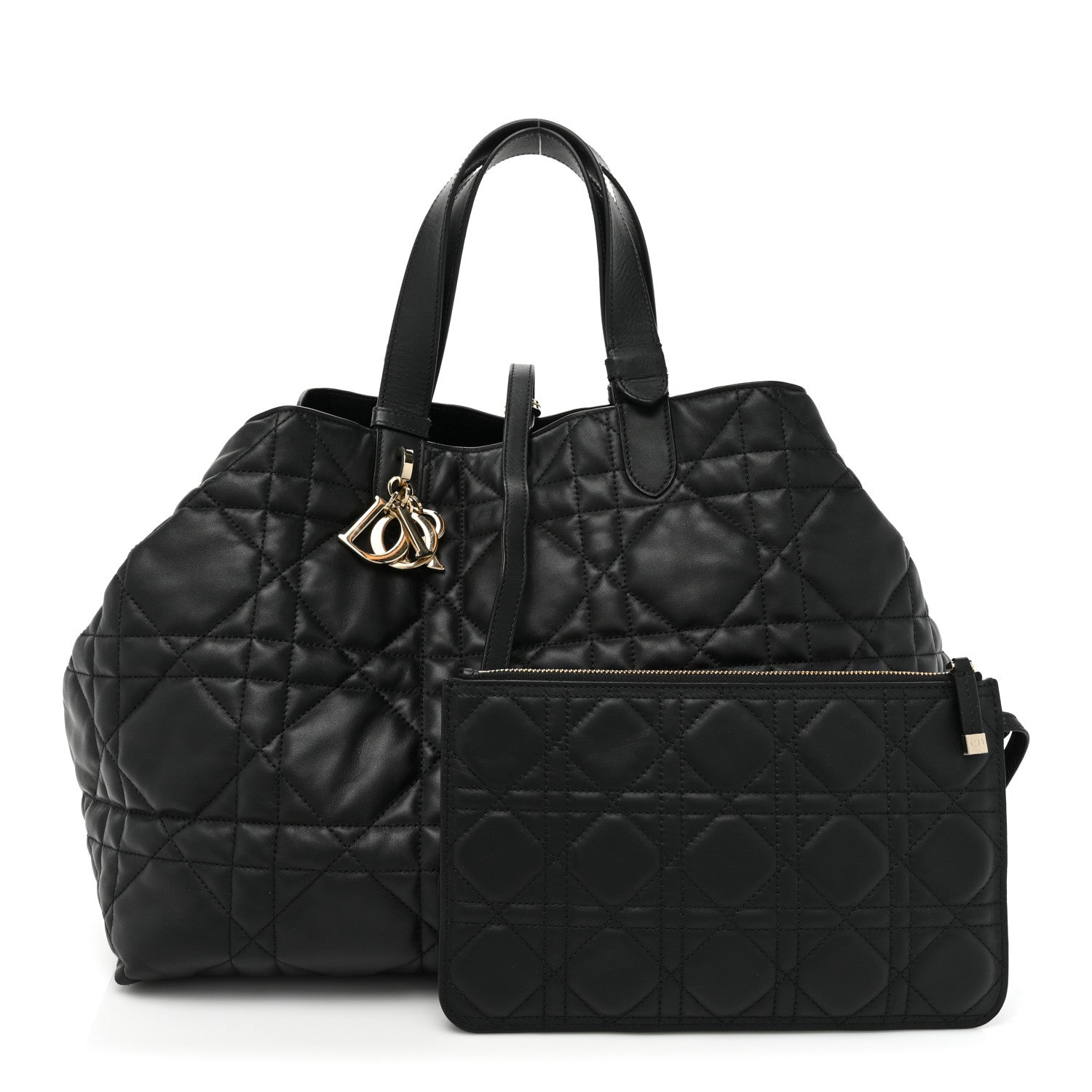 Christian Dior Calfskin Macrocannage Large Toujours Black 1 of 15