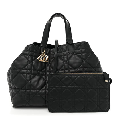 Christian Dior Calfskin Macrocannage Large Toujours Black 1 of 15