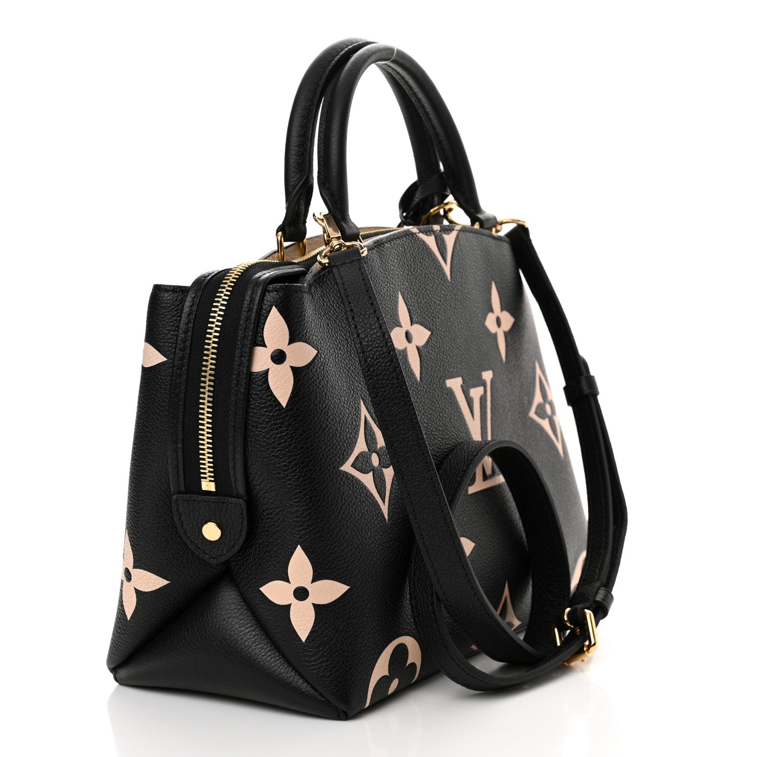 Louis Vuitton Empreinte Monogram Giant Petit Palais Black Beige 3 of 9