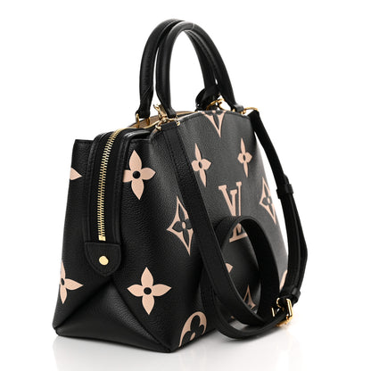 Louis Vuitton Empreinte Monogram Giant Petit Palais Black Beige 3 of 9