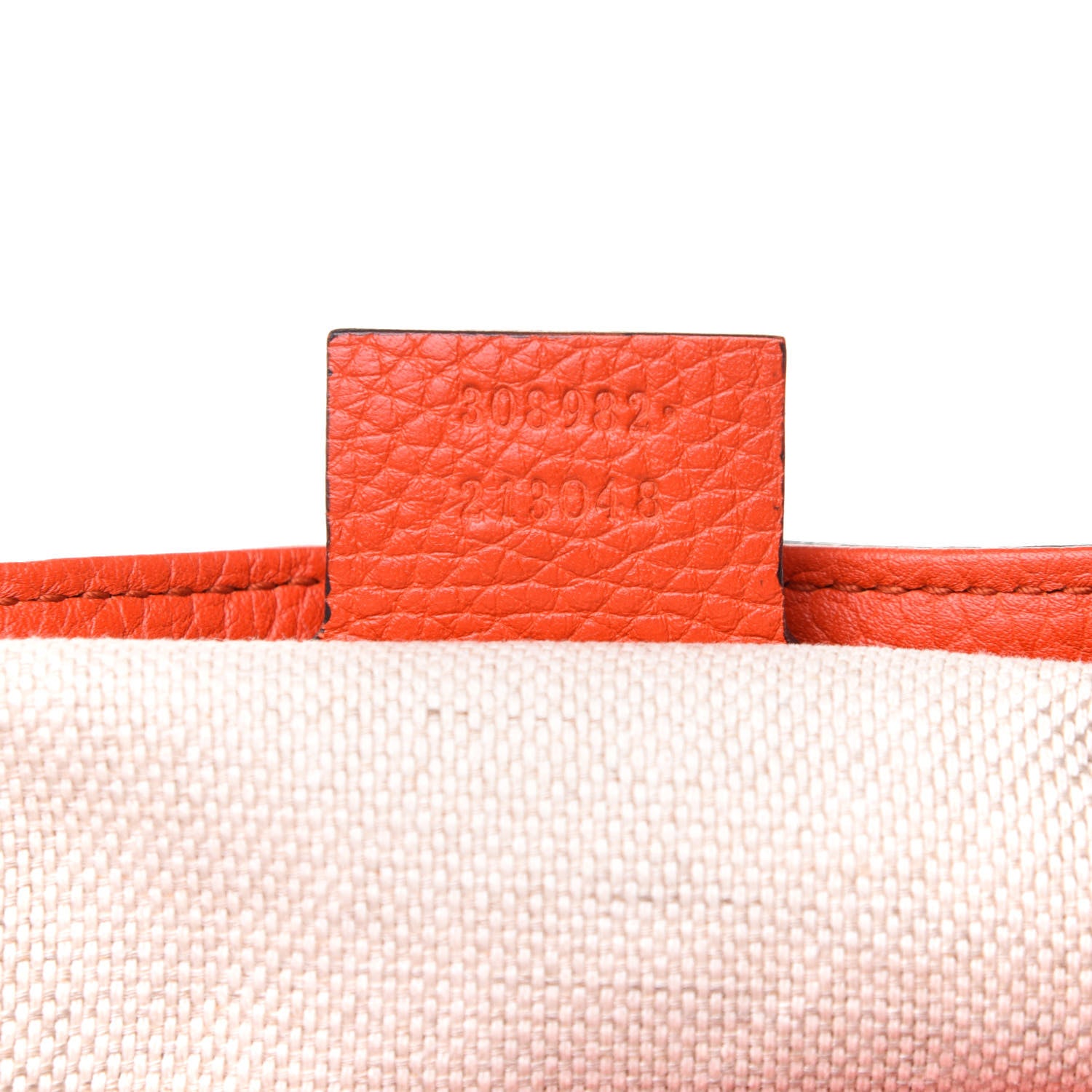 Gucci Pebbled Calfskin Medium Soho Chain Shoulder Bag Sun Orange 7 of 12