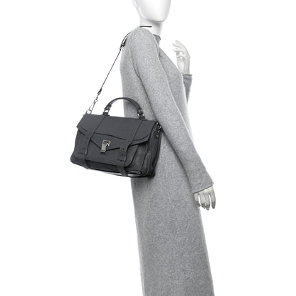 Proenza Schouler Lambskin Medium PS1 Satchel Heather Grey 2 of 9