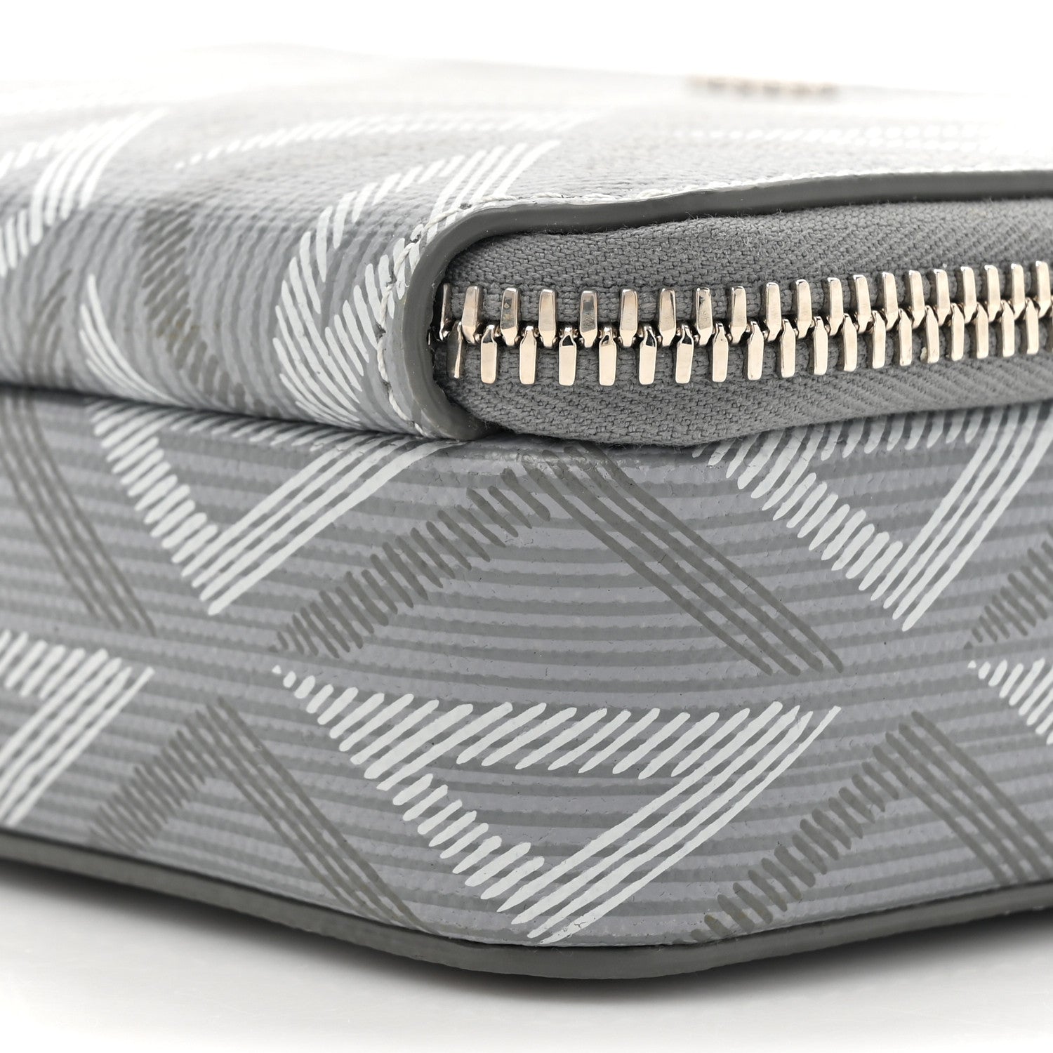 Christian Dior Coated Canvas CD Diamond Messenger Pouch Grey 11 of 14
