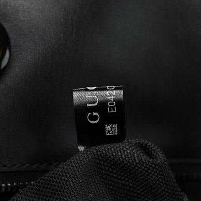 Gucci Calfskin Matelasse Monochrome Small GG Marmont Shoulder Bag Black 7 of 10