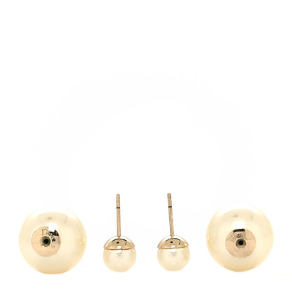 Christian Dior Pearl Mise En Dior Tribal Earrings Gold 3 of 4