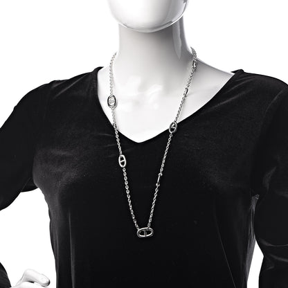 Hermes Sterling Silver Farandole Necklace 80 2 of 5