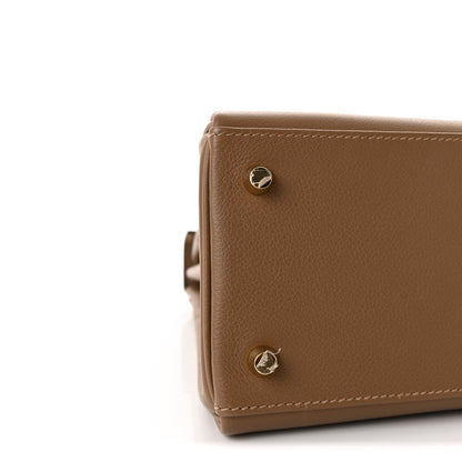Hermes Evercolor Kelly Retourne 28  Beige De Weimar 9 of 11