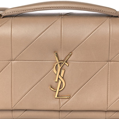 Saint Laurent Lambskin Patchwork Monogram Medium Jamie Beige 8 of 10