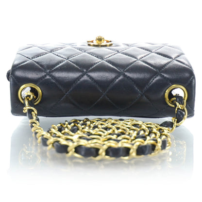 Chanel Lambskin Quilted Mini Flap Black 5 of 13