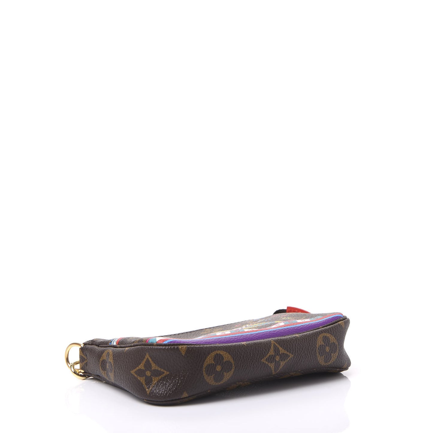 Monogram 2020 Christmas Animation Bumper Cars Mini Pochette Accessories Coquelicot