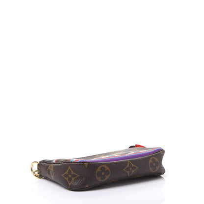 Louis Vuitton Monogram 2020 Christmas Animation Bumper Cars Mini Pochette Accessories Coquelicot 3 of 10