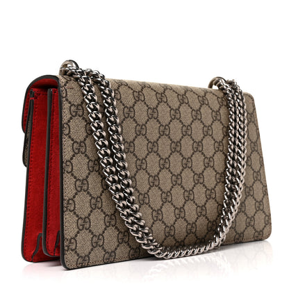 Gucci GG Supreme Monogram Small Dionysus Shoulder Bag Red 3 of 11