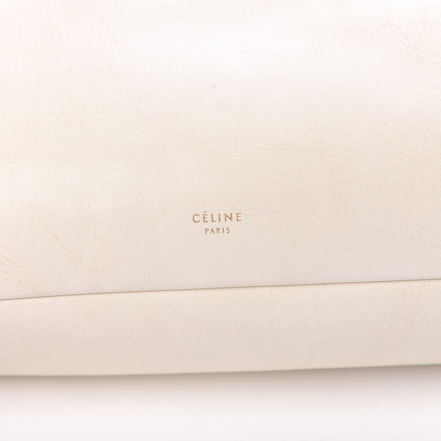 Smooth Calfskin Eyelet Small Top Handle Bag White