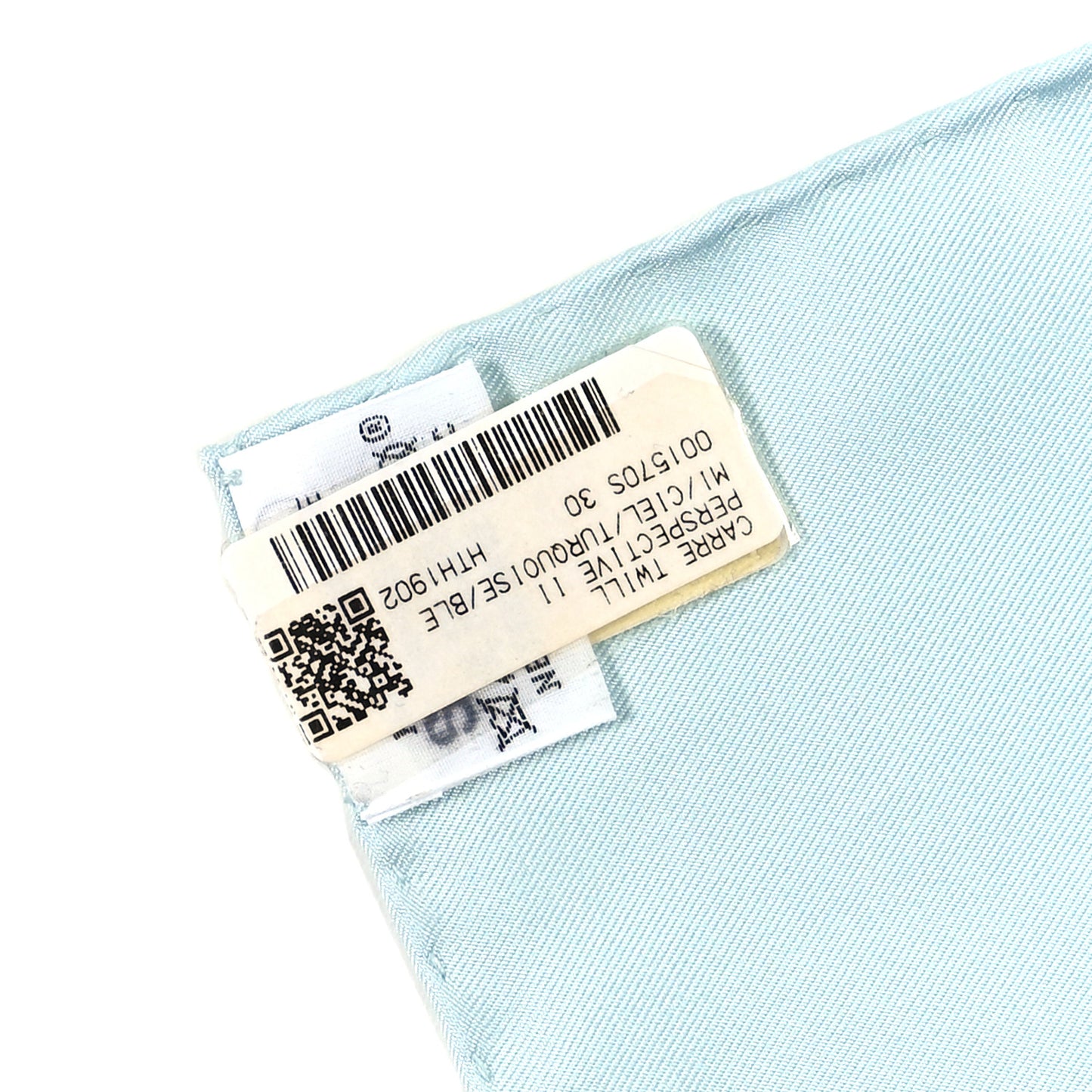 Silk Perspective II Cassandre Scarf 90 Ciel Turquoise