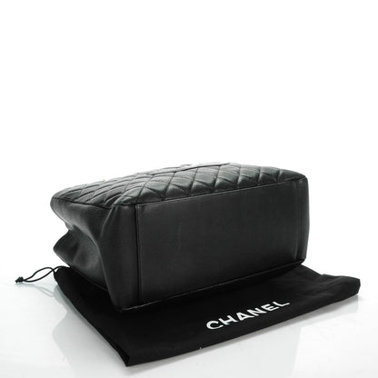 Chanel Caviar Quilted Grand Shopping Tote GST Black 4 of 7