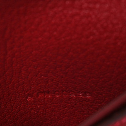 Ostrich Azap Vertical Wallet Rouge Vif