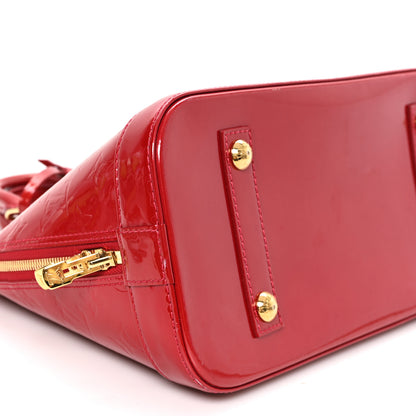 Louis Vuitton Vernis Alma PM Pomme D'Amour 8 of 9