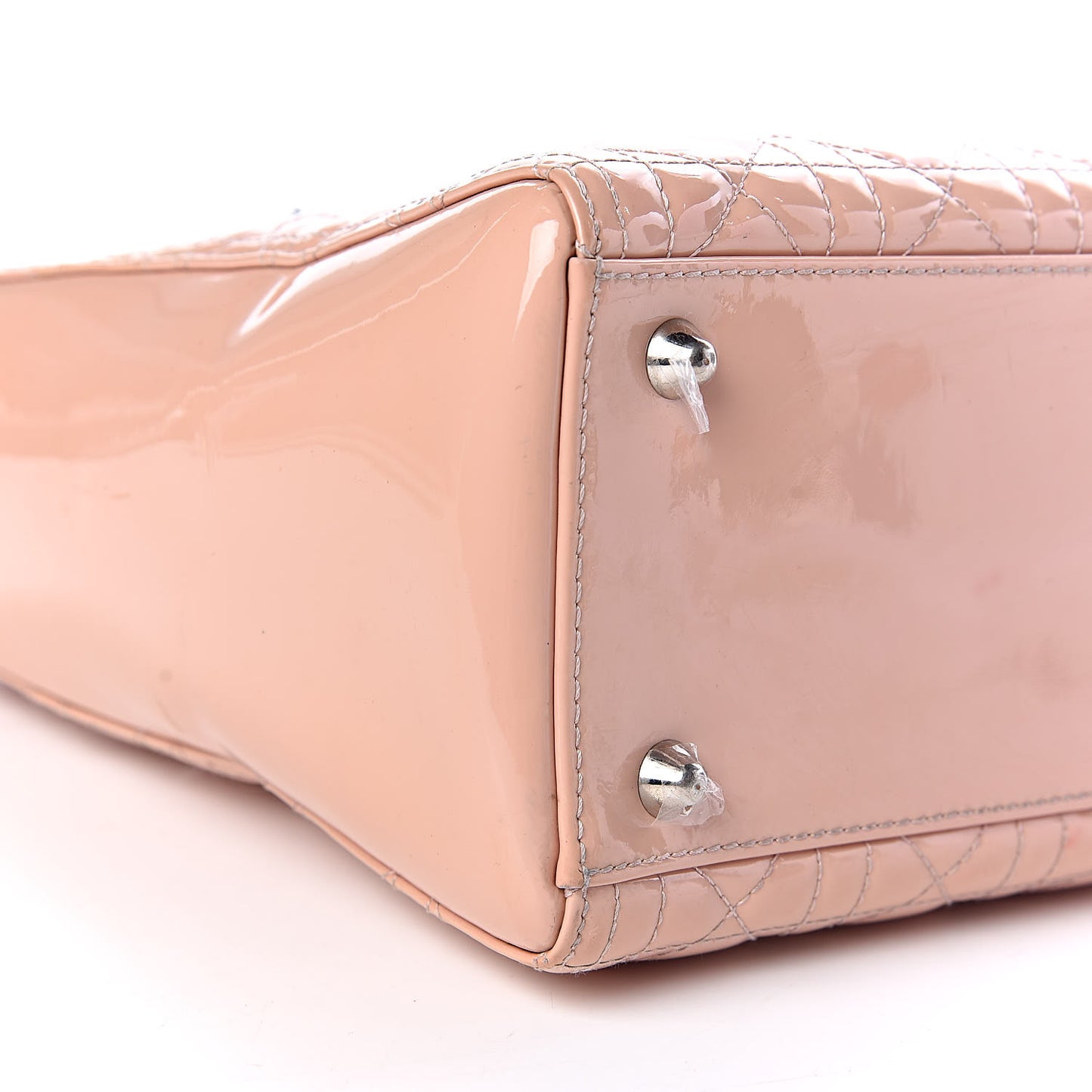 Patent Cannage Large Lady Dior Light Pink