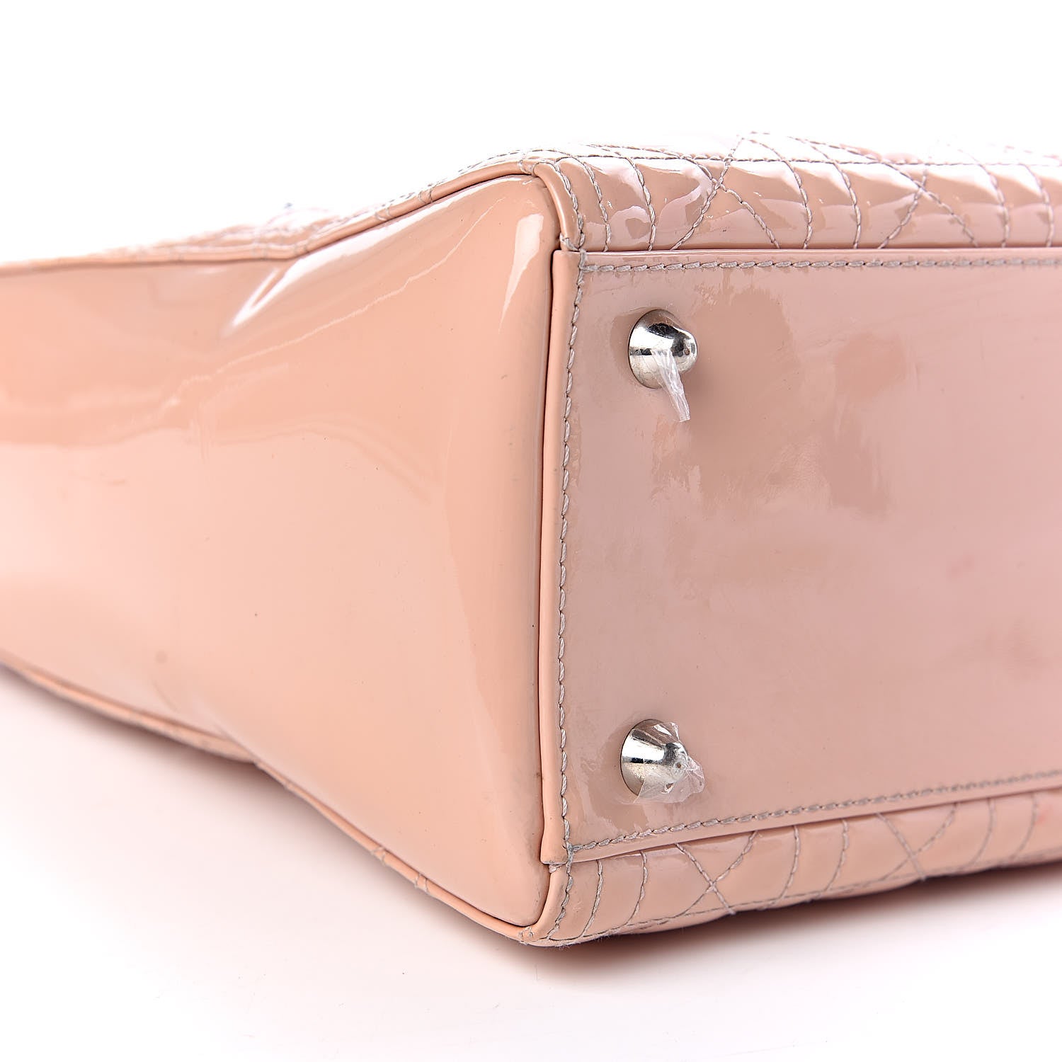 Christian Dior Patent Cannage Large Lady Dior Light Pink 11 of 13