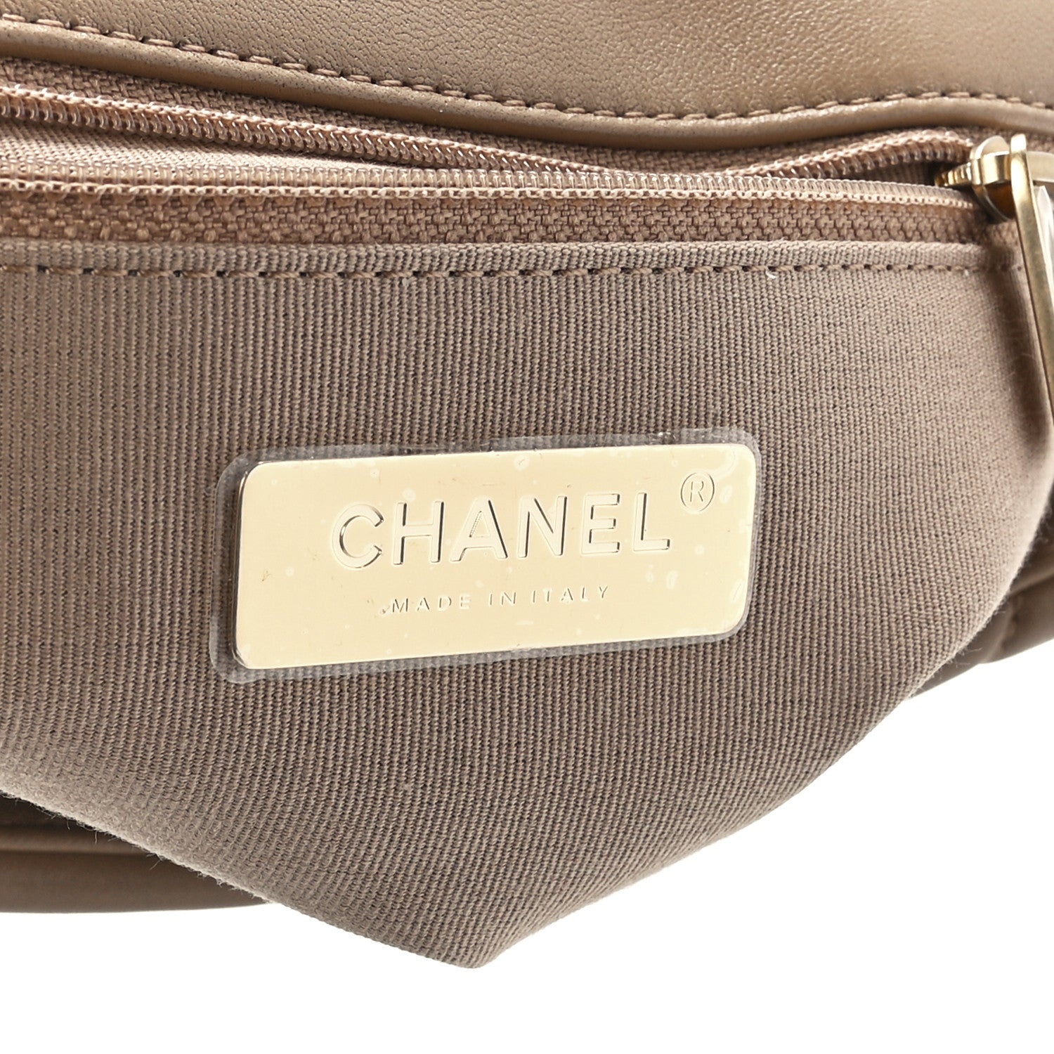 Chanel Lambskin Quilted Medium Chanel 19 Flap Dark Beige 6 of 11