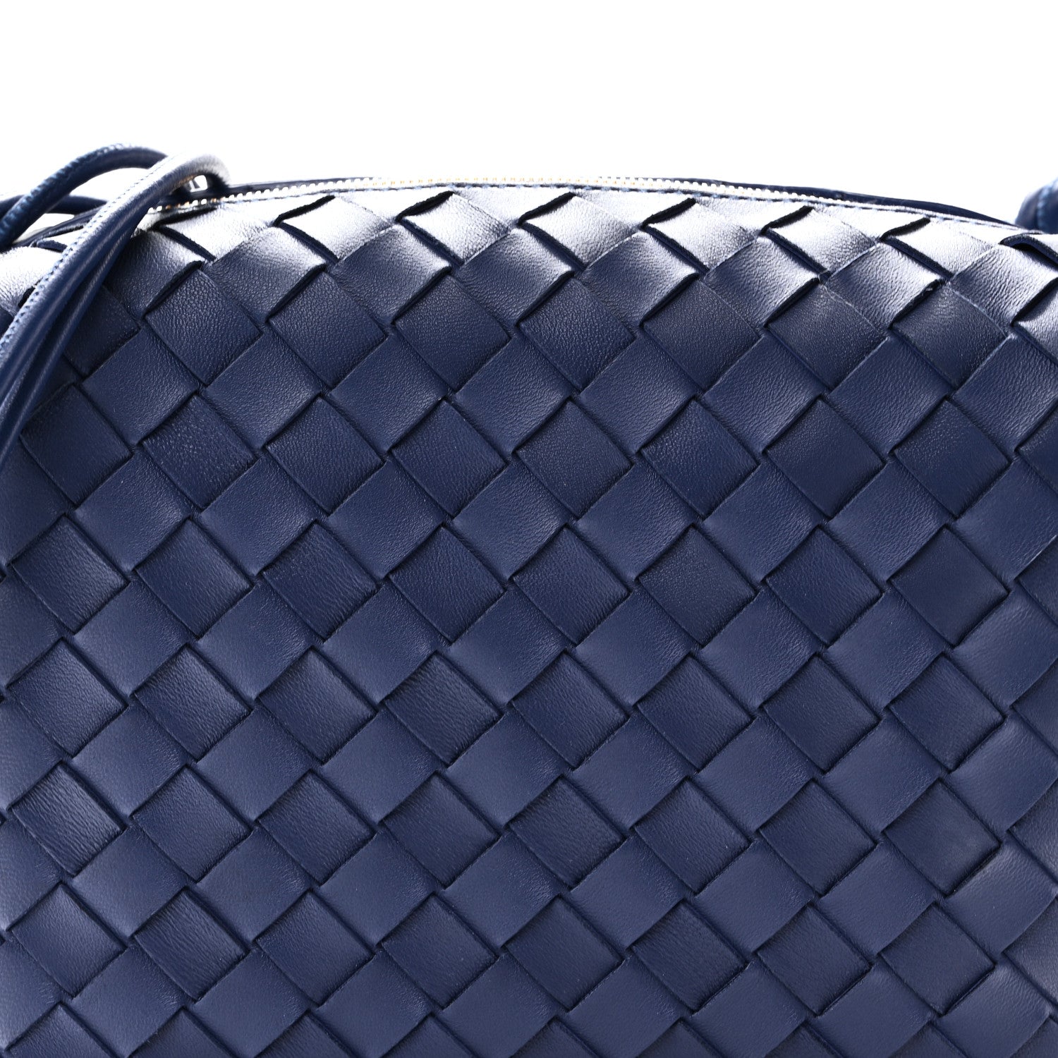 Bottega Veneta Nappa Intrecciato Small Loop Camera Bag Deep Pacific 7 of 9