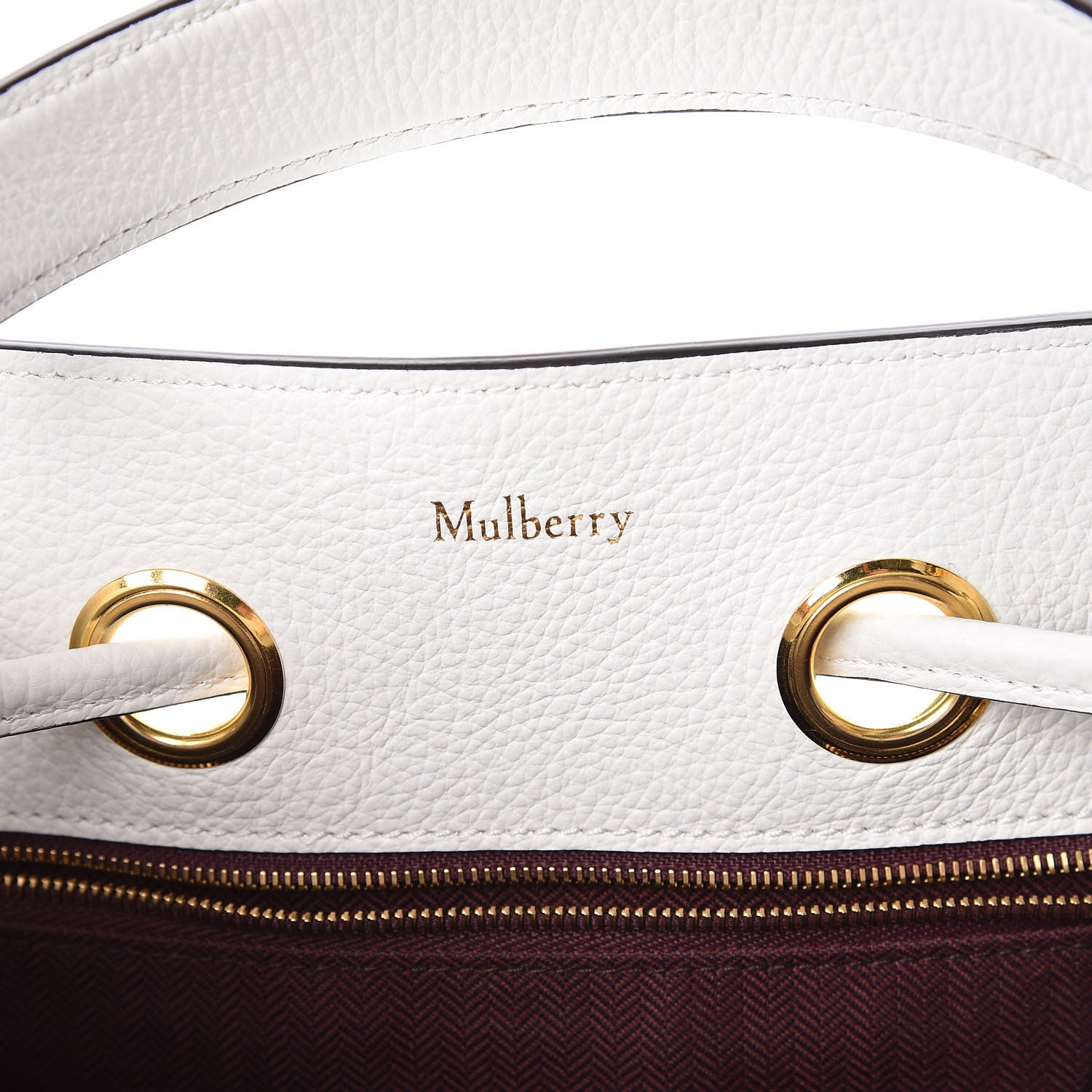 Mulberry Small Classic Grain Hampstead White 6 of 8