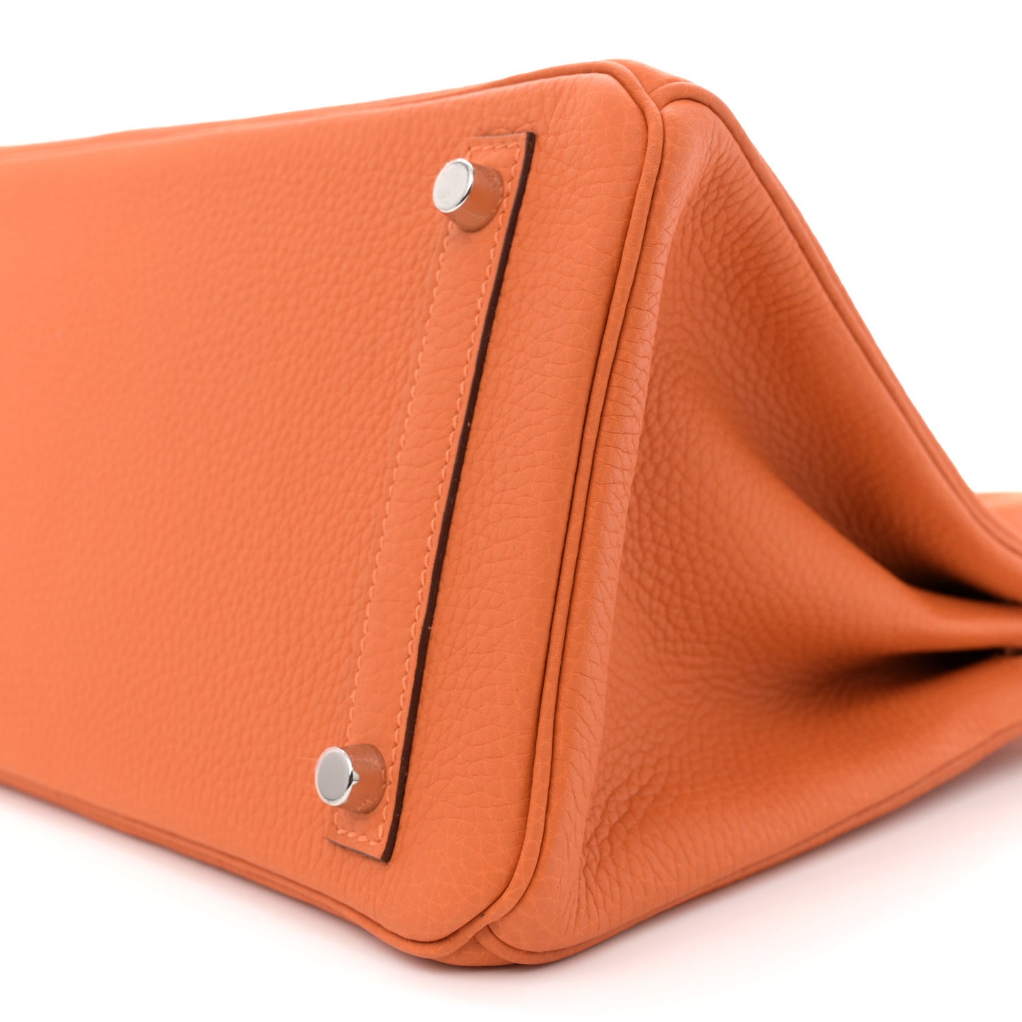 Taurillon Clemence Birkin 30 Orange
