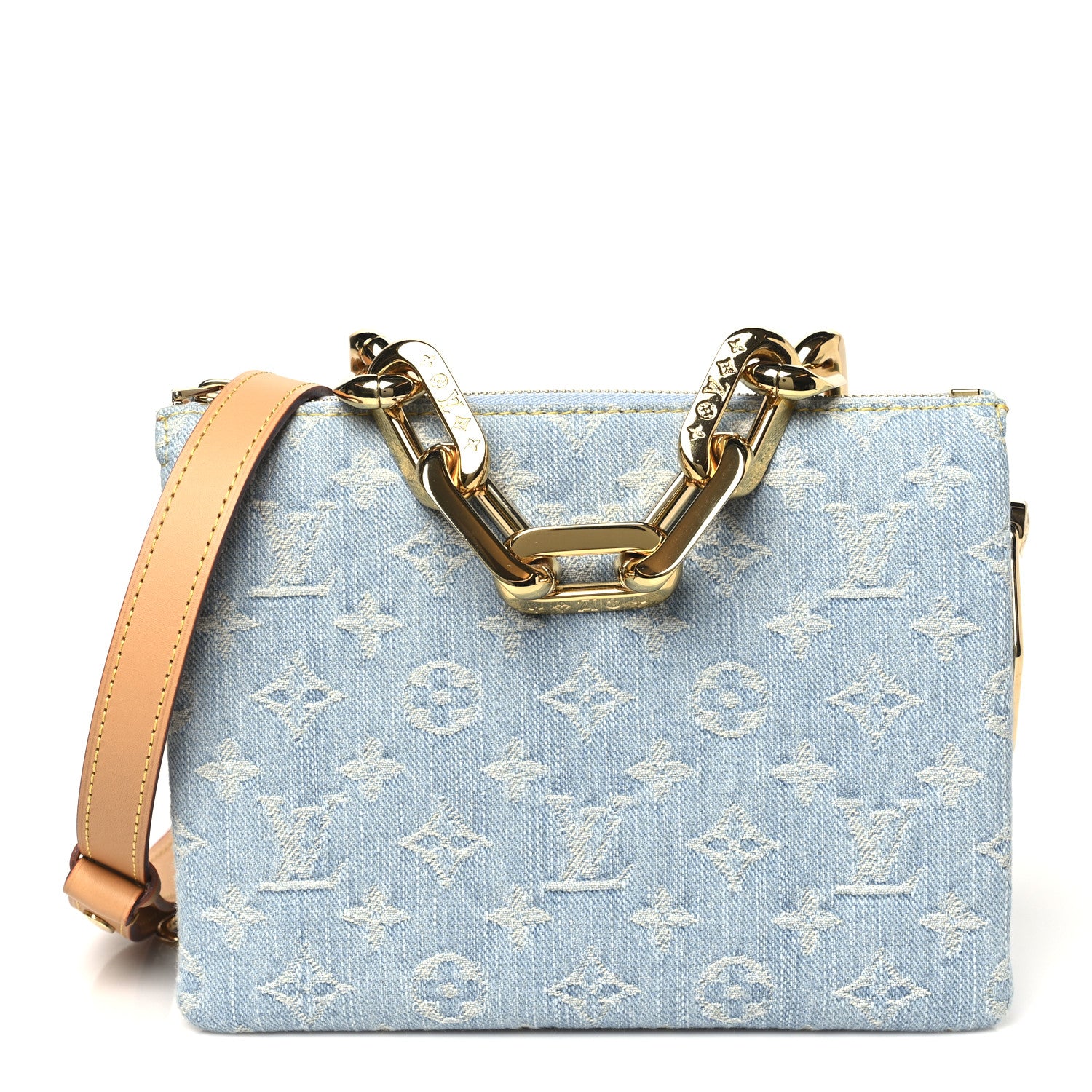 Louis Vuitton Monogram Denim Coussin BB Sky Blue 1 of 10