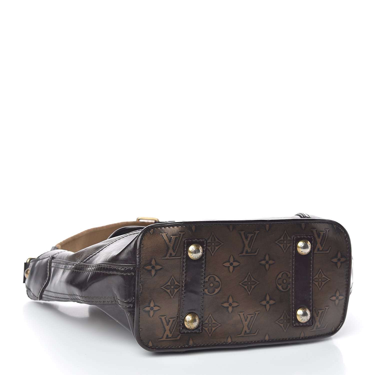 Louis Vuitton Monogram Embossed Sergent PM Bronze 4 of 9