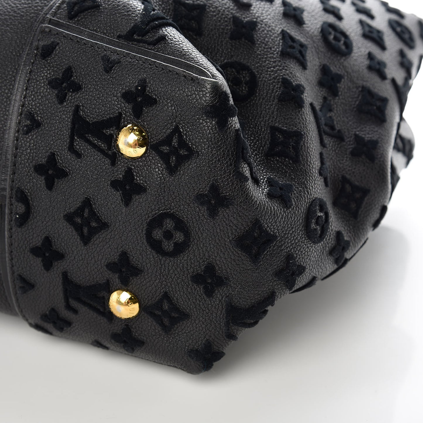 Cuir Orfevre Veau Cachemire Tote W GM Black