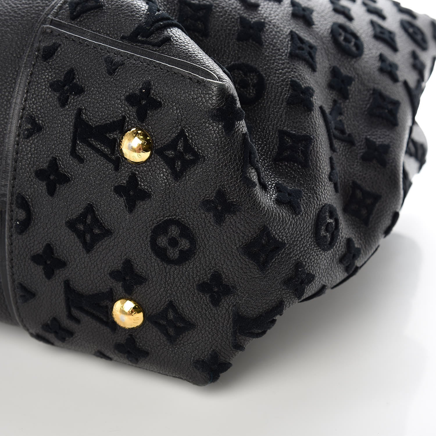 Louis Vuitton Cuir Orfevre Veau Cachemire Tote W GM Black 8 of 14