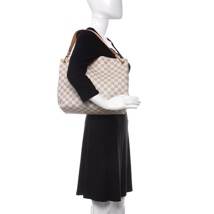Louis Vuitton Damier Azur Graceful PM Beige 2 of 9