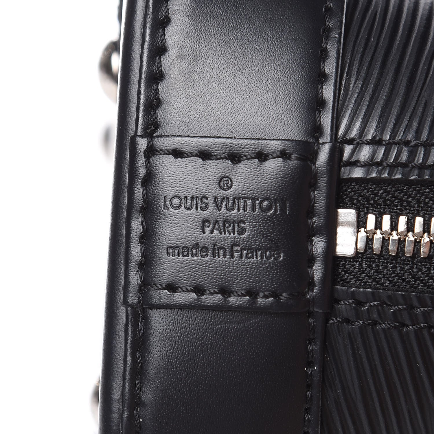 Louis Vuitton Epi Alma BB Black 6 of 12